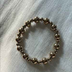 Jcrew Gold beaded bracelet